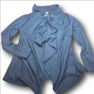 Women's Bobeau Teal Cardigan Sweater S